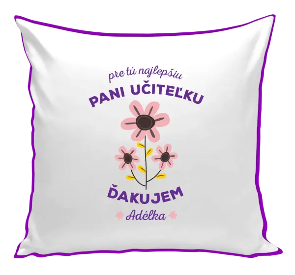 Vankúš Pre tú najlepšiu pani učiteľku 