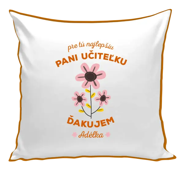 Vankúš Pre tú najlepšiu pani učiteľku 