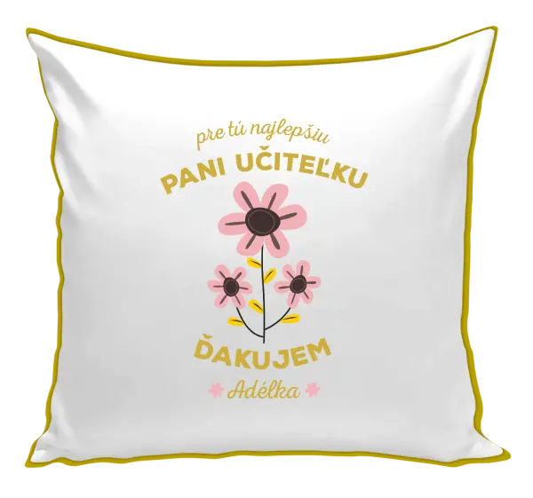 Vankúš Pre tú najlepšiu pani učiteľku 