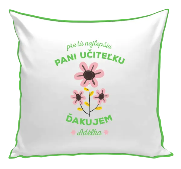 Vankúš Pre tú najlepšiu pani učiteľku 