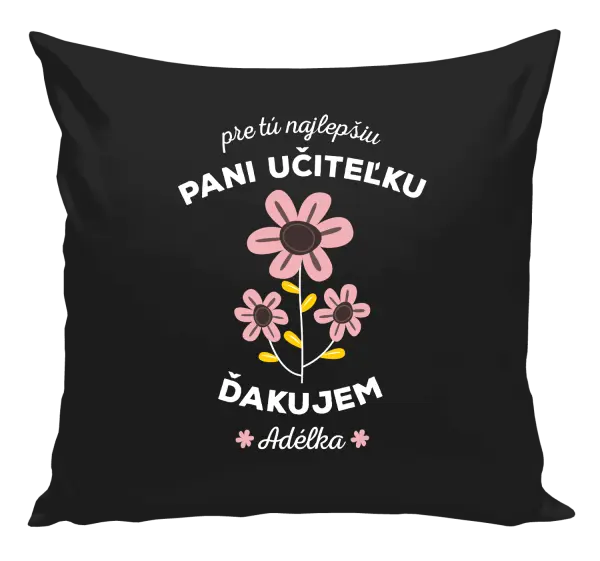 Vankúš Pre tú najlepšiu pani učiteľku 