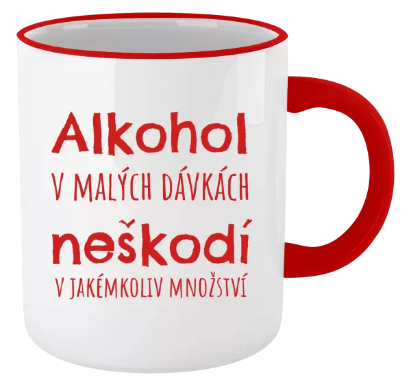 Hrnek Alkohol v malých dávkách neškodí v jakémkoliv množství