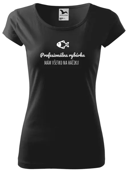 Dámske tričko Profesionálna rybárka