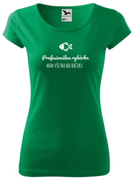 Dámske tričko Profesionálna rybárka