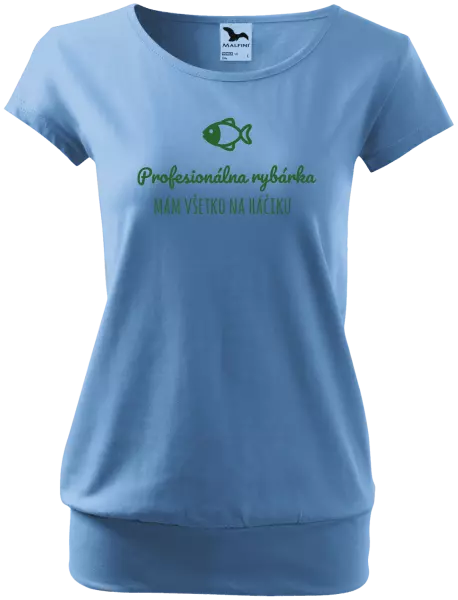 Dámske tričko Profesionálna rybárka