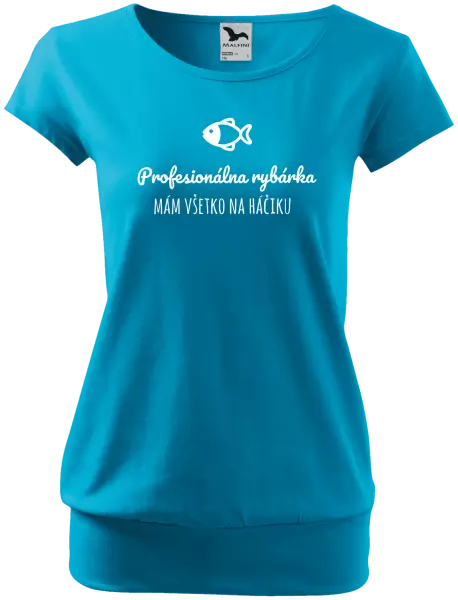 Dámske tričko Profesionálna rybárka