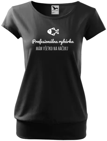 Dámske tričko Profesionálna rybárka