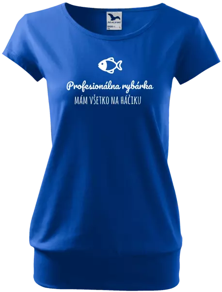 Dámske tričko Profesionálna rybárka