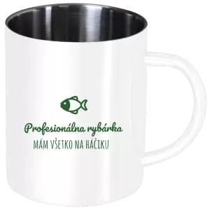 Nerezový hrnček Profesionálna rybárka