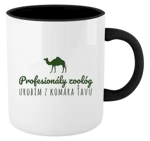 Hrnček  Profesionálny zoológ urobím z komára ťavu