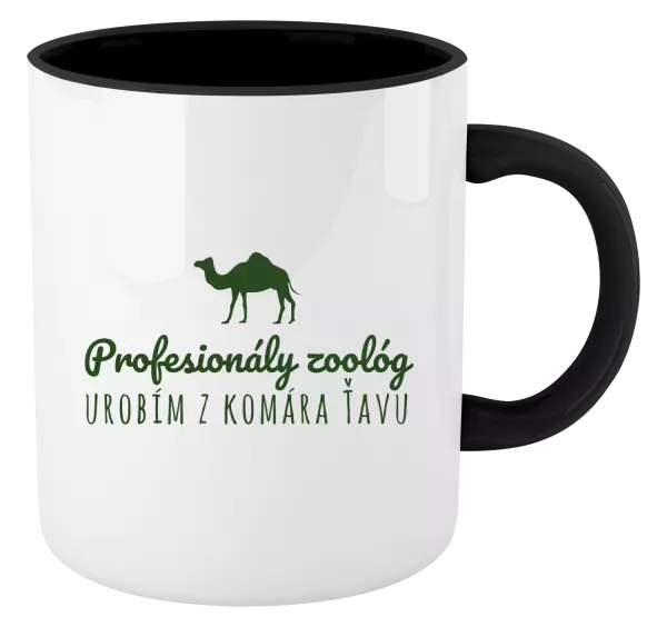 Hrnček  Profesionálny zoológ urobím z komára ťavu