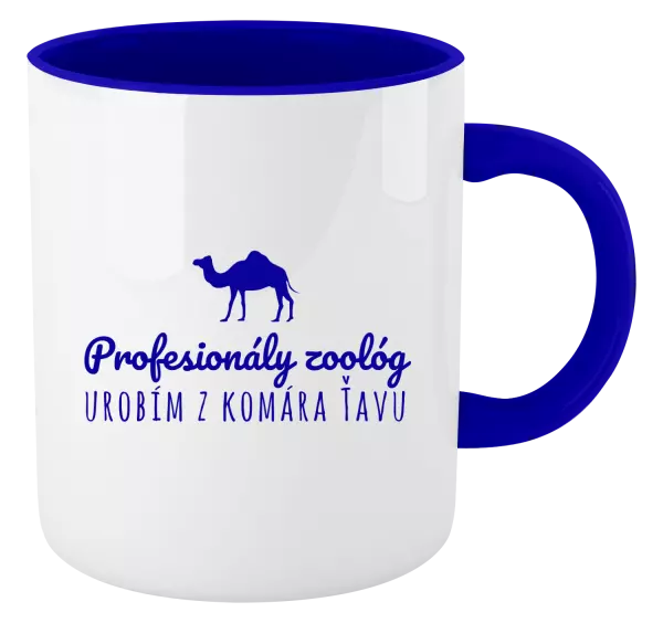 Hrnček  Profesionálny zoológ urobím z komára ťavu