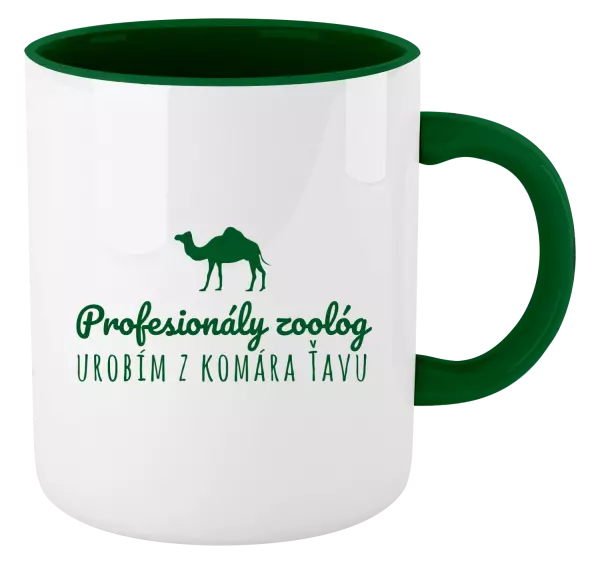 Hrnček  Profesionálny zoológ urobím z komára ťavu