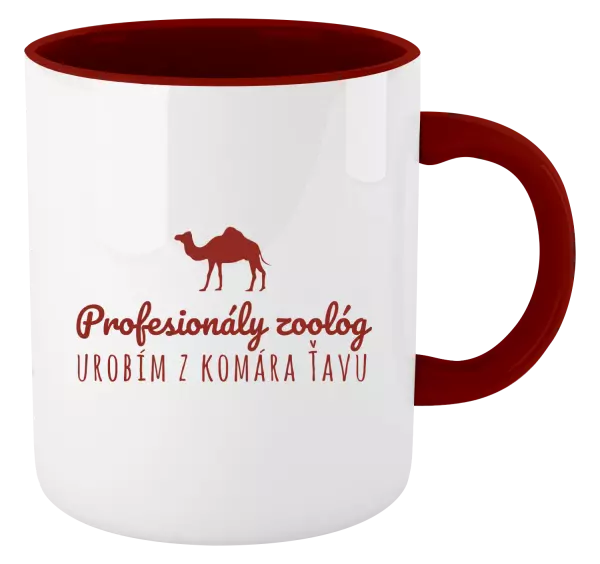 Hrnček  Profesionálny zoológ urobím z komára ťavu