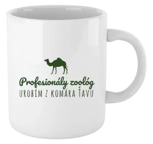 Hrnček Profesionálny zoológ urobím z komára ťavu