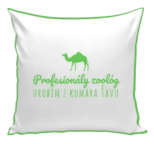 Vankúš Profesionálny zoológ urobím z komára ťavu