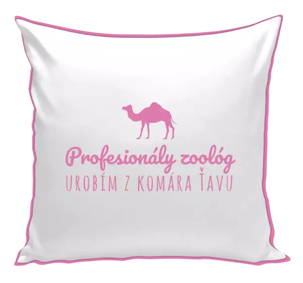 Vankúš Profesionálny zoológ urobím z komára ťavu