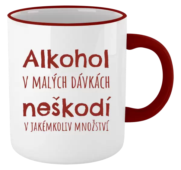 Hrnek Alkohol v malých dávkách neškodí v jakémkoliv množství