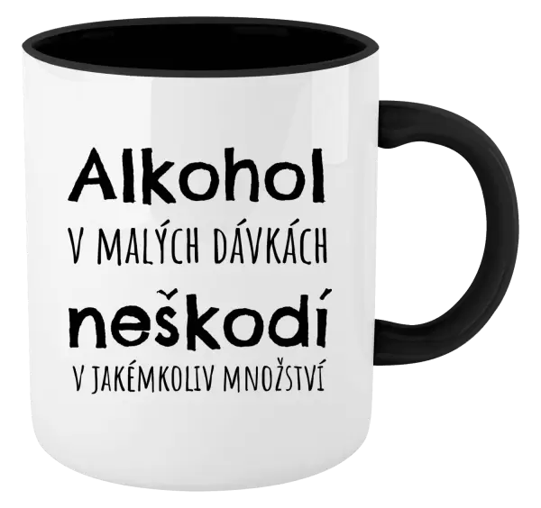 Hrnek Alkohol v malých dávkách neškodí v jakémkoliv množství