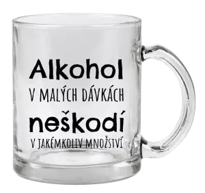 Hrnek Alkohol v malých dávkách neškodí v jakémkoliv množství