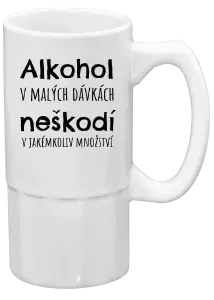 Půllitr Alkohol v malých dávkách neškodí v jakémkoliv množství