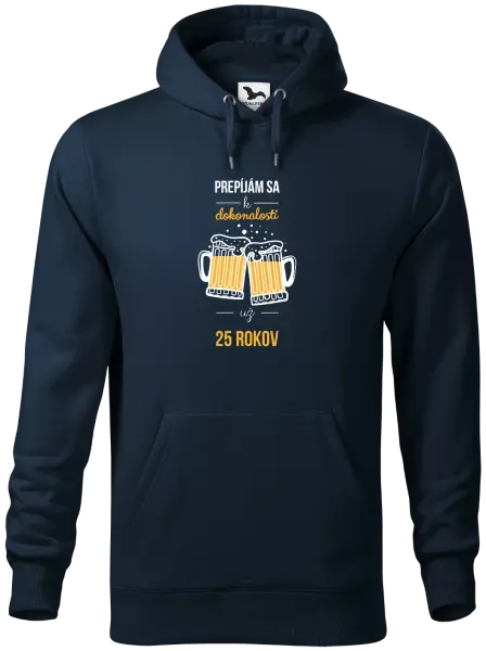 Pánska mikina Prepíjám sa k dokonalosti už x rokov