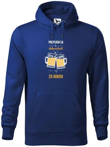 Pánska mikina Prepíjám sa k dokonalosti už x rokov