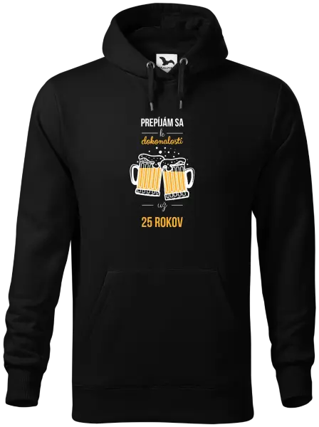 Pánska mikina Prepíjám sa k dokonalosti už x rokov