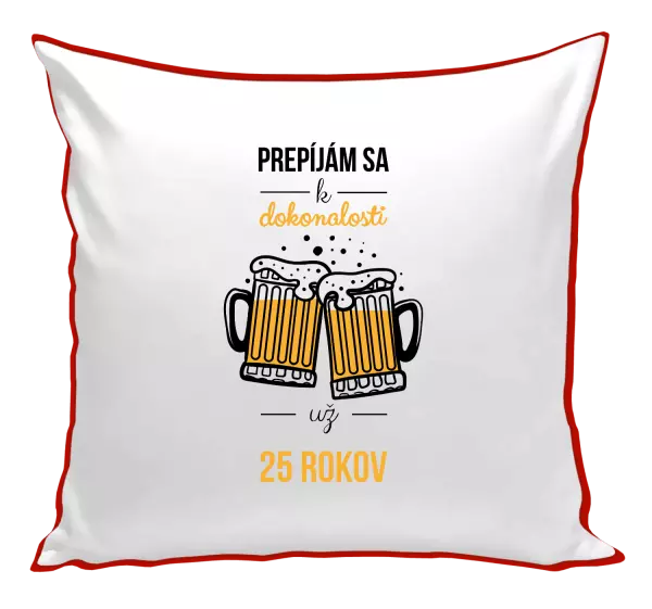 Vankúš Prepíjám sa k dokonalosti už x rokov