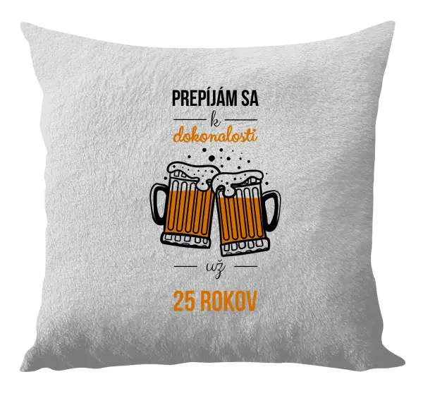 Vankúš Prepíjám sa k dokonalosti už x rokov