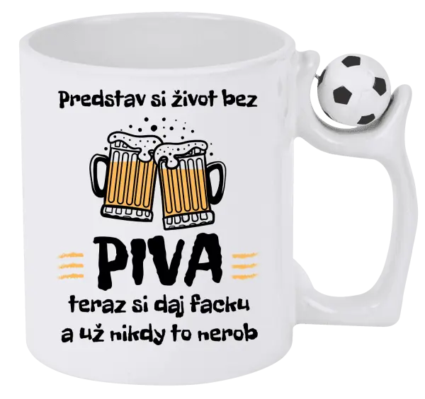 Hrnček Predstav si život bez piva