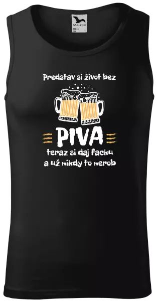 Pánske tielko Predstav si život bez piva