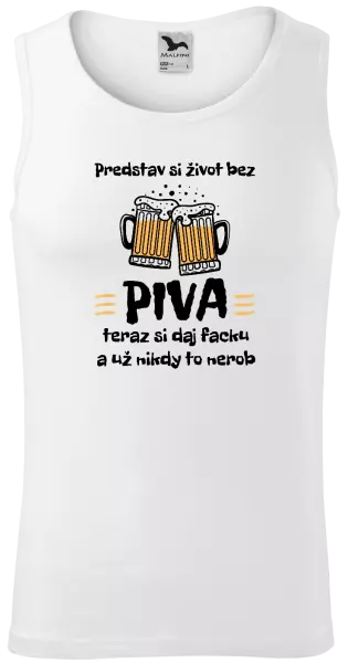 Pánske tielko Predstav si život bez piva
