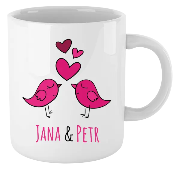 Hrnček Vtáčiky s menami