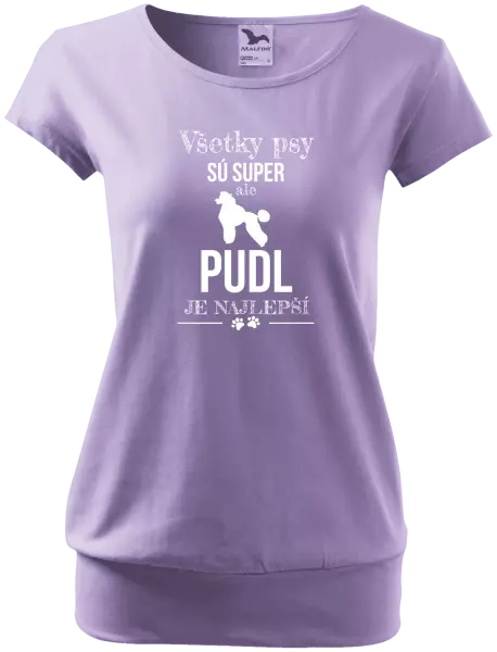 Dámske tričko Pudl je najlepší