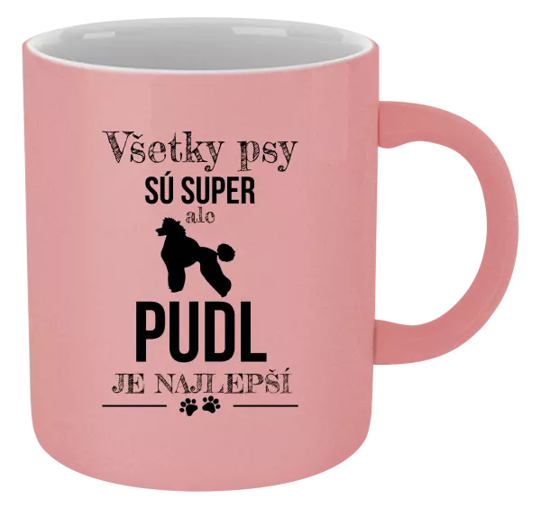 Hrnček metalický Pudl je najlepší