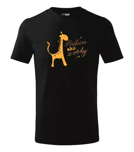 Detské tričko Rastiem ako z vody