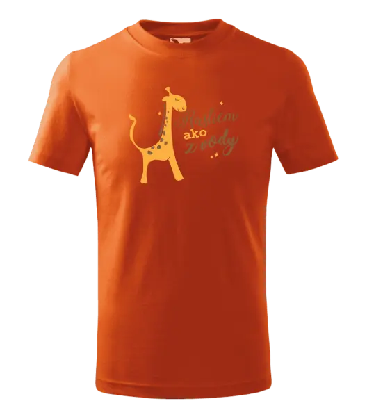 Detské tričko Rastiem ako z vody