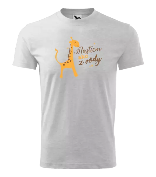 Detské tričko Rastiem ako z vody