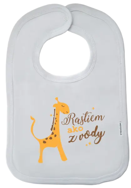 Detský podbradník Rastiem ako z vody