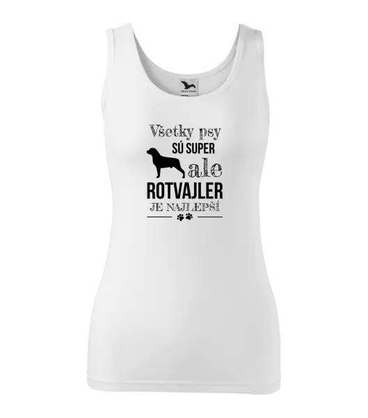 Dámske tielko Rotvajler je najlepší