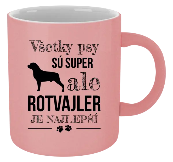 Hrnček metalický Rotvajler je najlepší