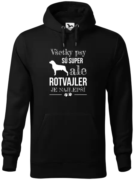 Pánska mikina Rotvajler je najlepší