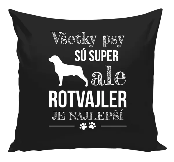 Vankúš Rotvajler je najlepší