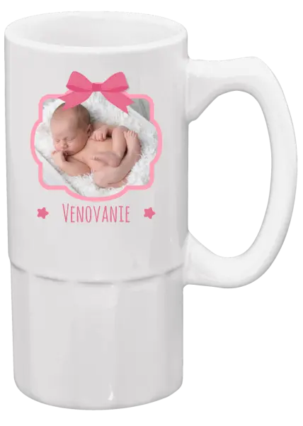 Polliter Ružová mašľa s fotografiou