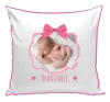 Vankúš Ružová mašľa s fotografiou