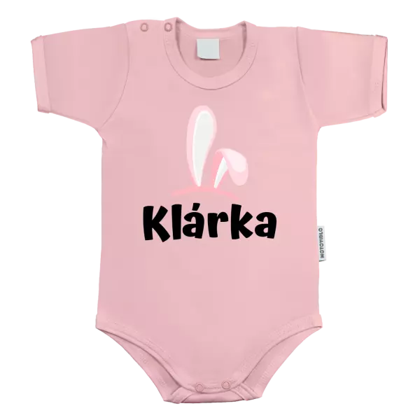 Detské body Ružové ušká s menom
