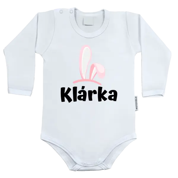 Detské body Ružové ušká s menom