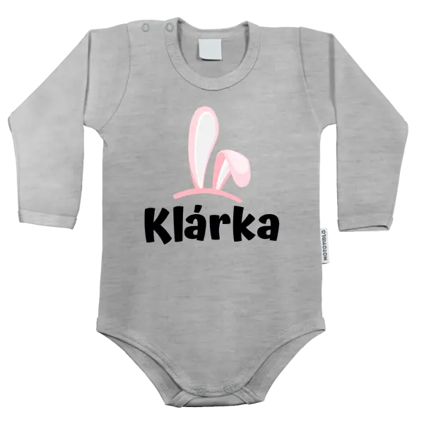 Detské body Ružové ušká s menom