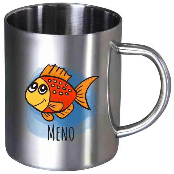 Nerezový hrnček Rybička